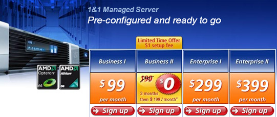 3 Months free on servers
